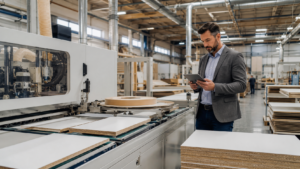 Calcul automatique du ROI des banderoles de bord dans une usine de meubles